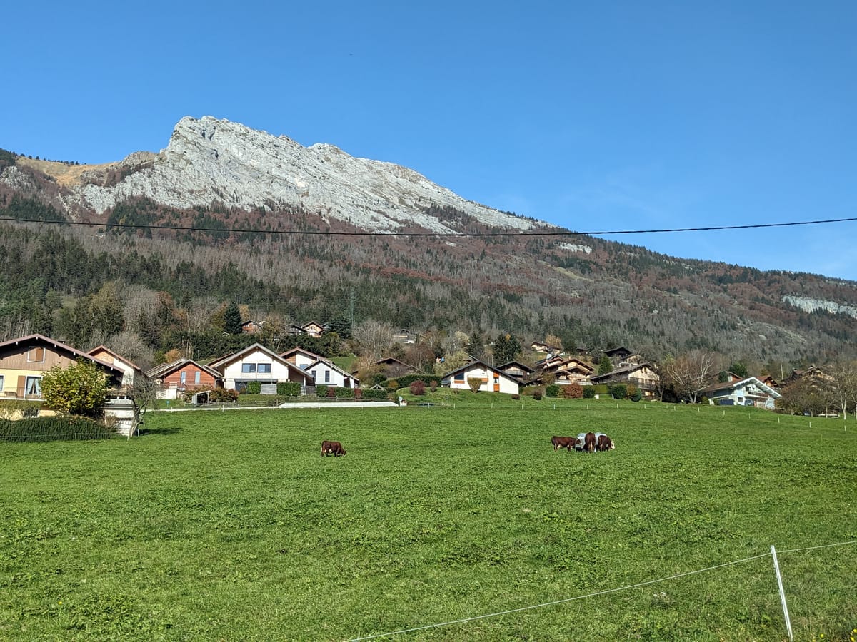 Up into the mountains