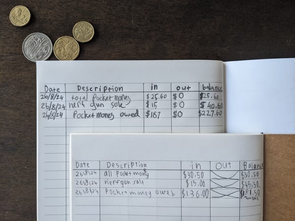 The boys are feeling rich!