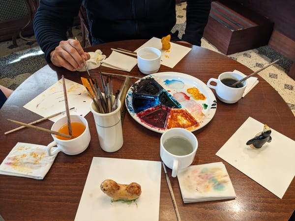 Marzipan painting workshop