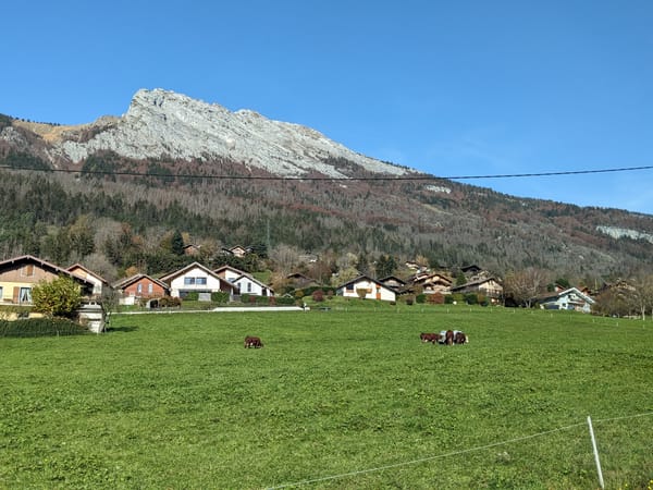 Up into the mountains