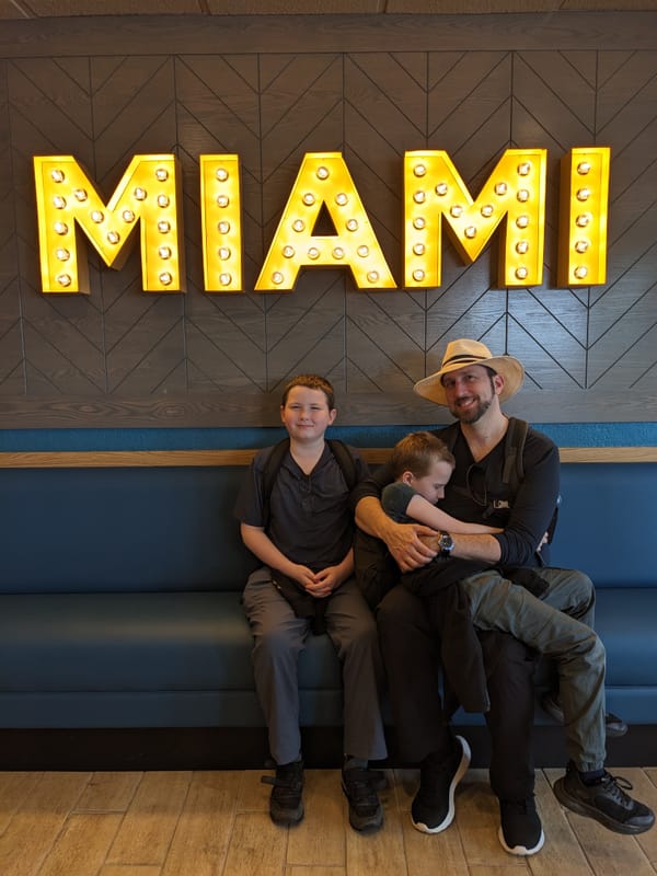 Paris to Philadelphia to Miami to Barbados to Miami to Seattle