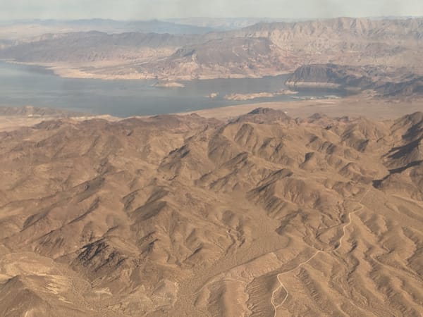 Flying into Vegas